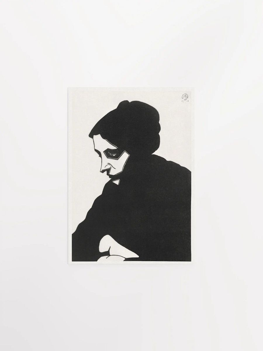 Portrait of an unknown woman (Portret van een onbekende vrouw) (1913) - Samuel Jessurun de Mesquita product image (1)