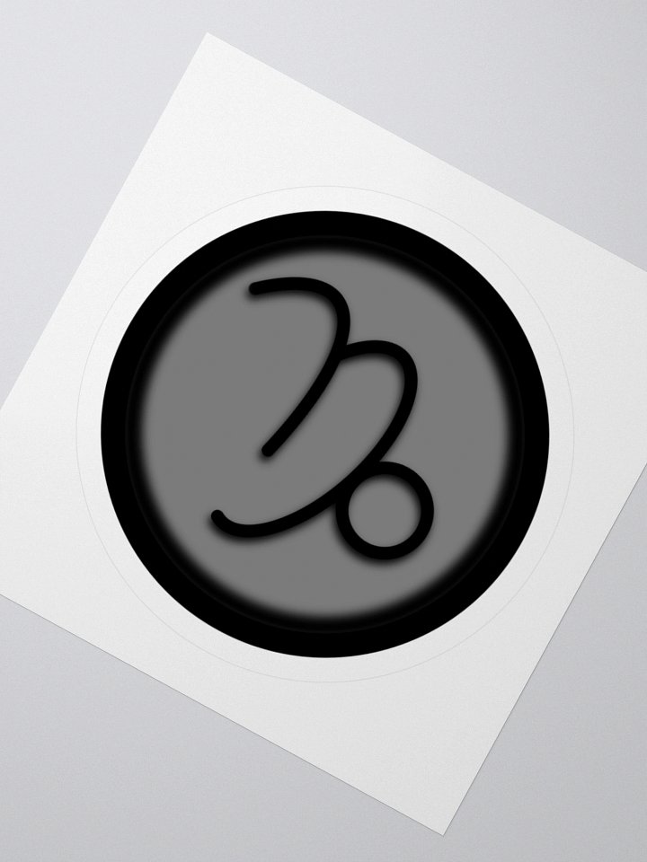 Capricorn Symbol Kiss Cut Stickers product image (5)