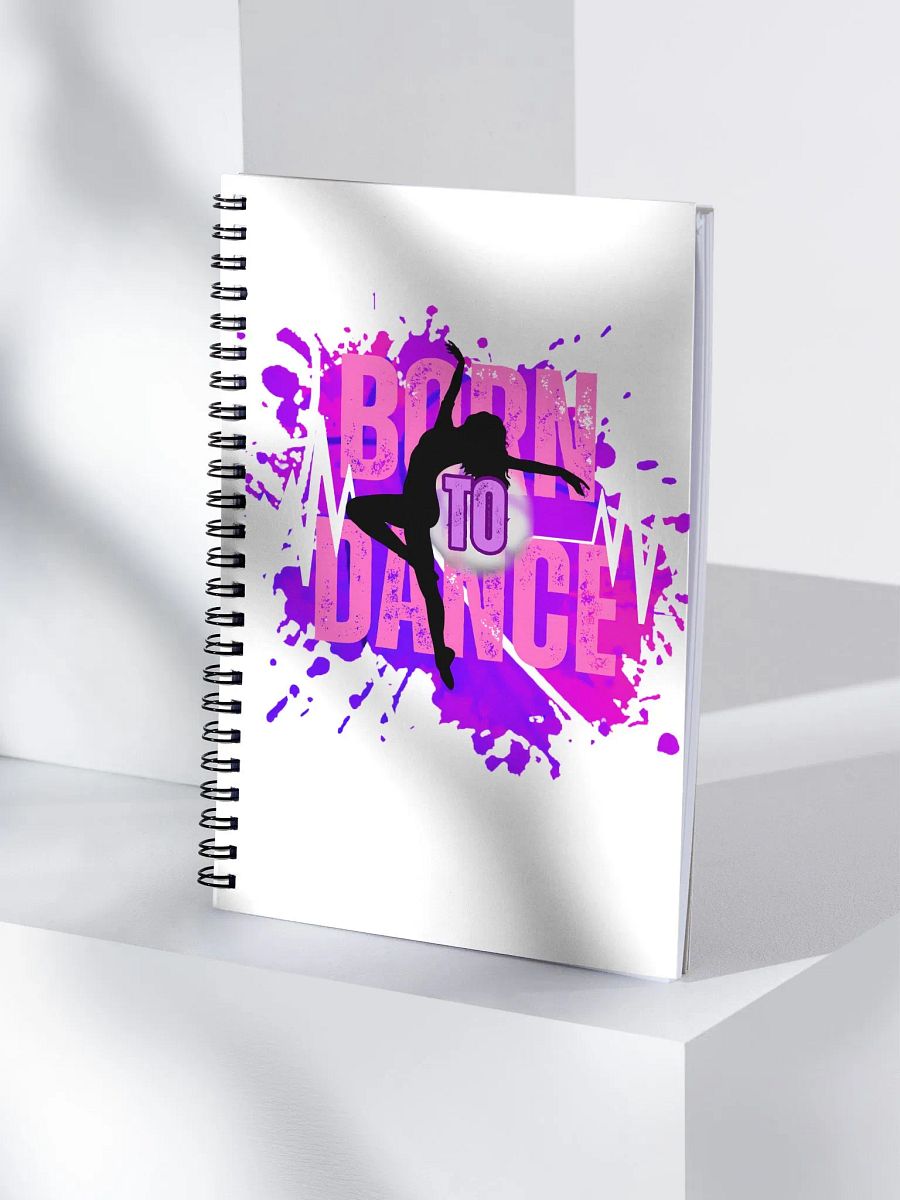 Born to Dance Her Silhouette Spiral Notebook product image (4)