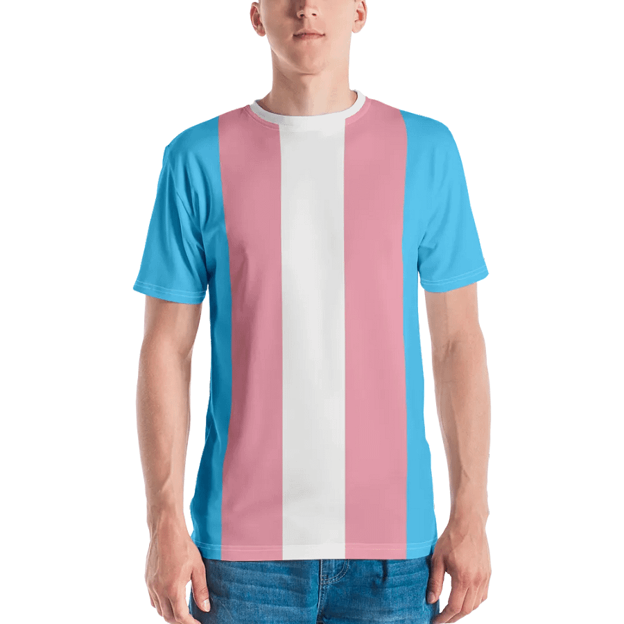 Trans Pride Flag - All-Over Print T-Shirt product image (12)