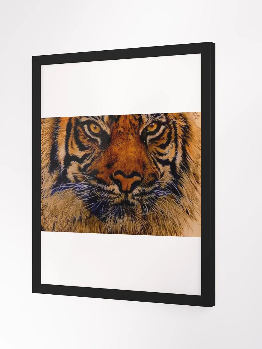 Tiger Colored Pencil Drawing Framed Print product image (8)
