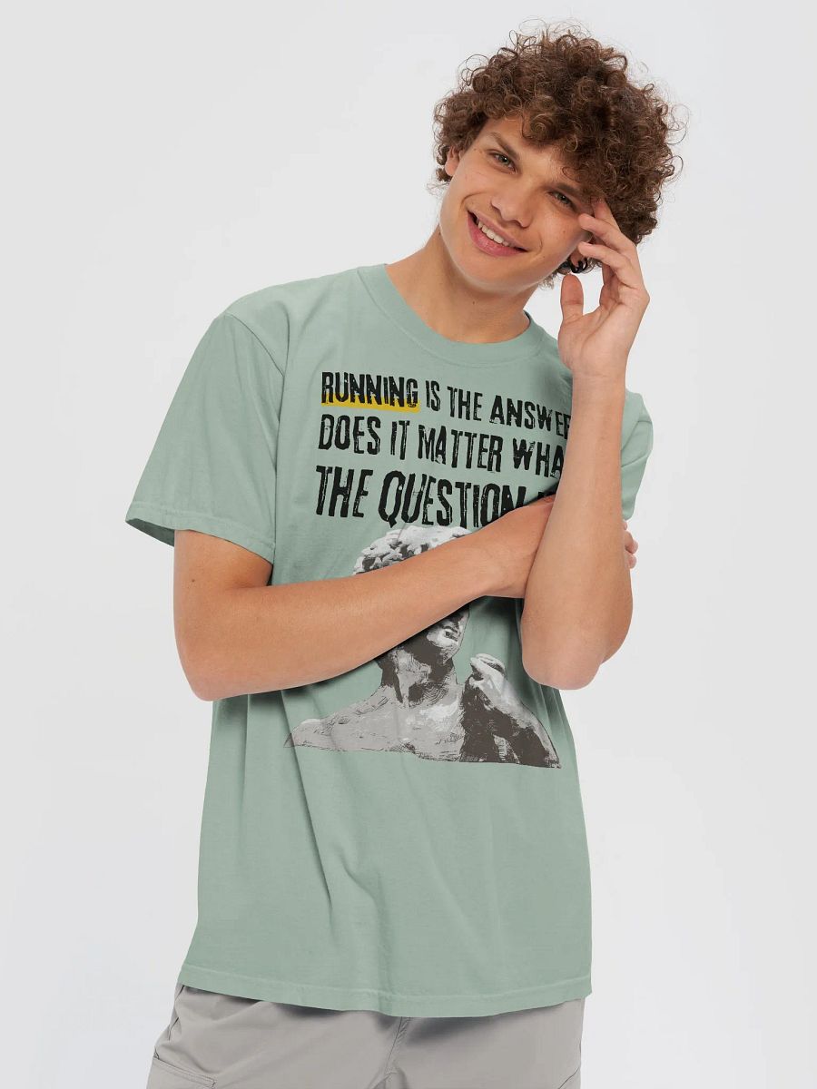Running Answer Stylized Statue T-Shirt product image (23)