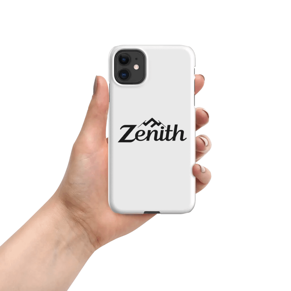 TDS Music Zenith iPhone Case - Glossy White with Mountain Peak Design product image (8)