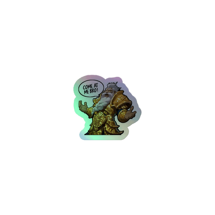 Come At Me emoji sticker holo. product image (1)
