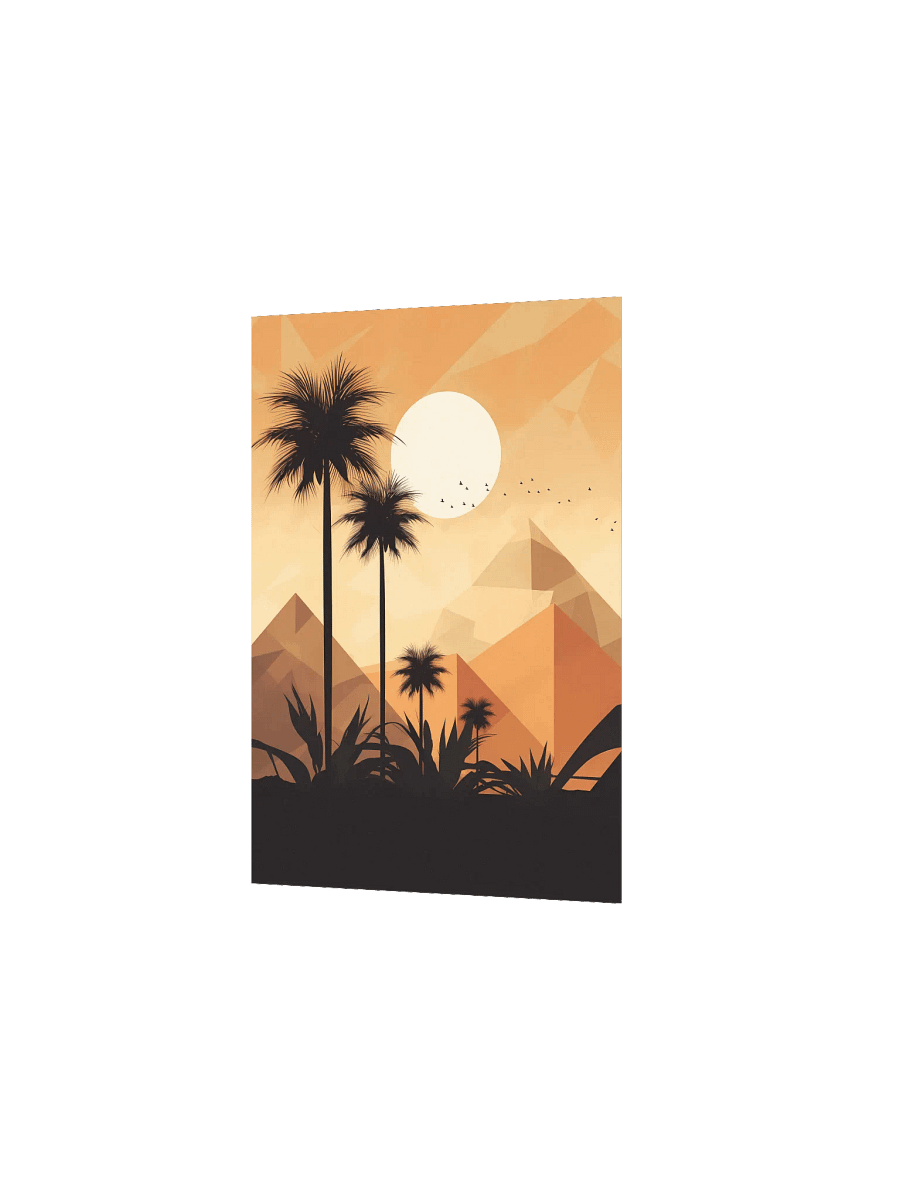 Golden Dunes – Minimalist Egyptian Desert Landscape Wall Art product image (2)