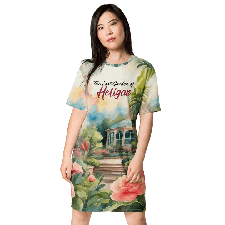 The Lost Garden of Heligan All Over Print T-shirt Dress product image (2)