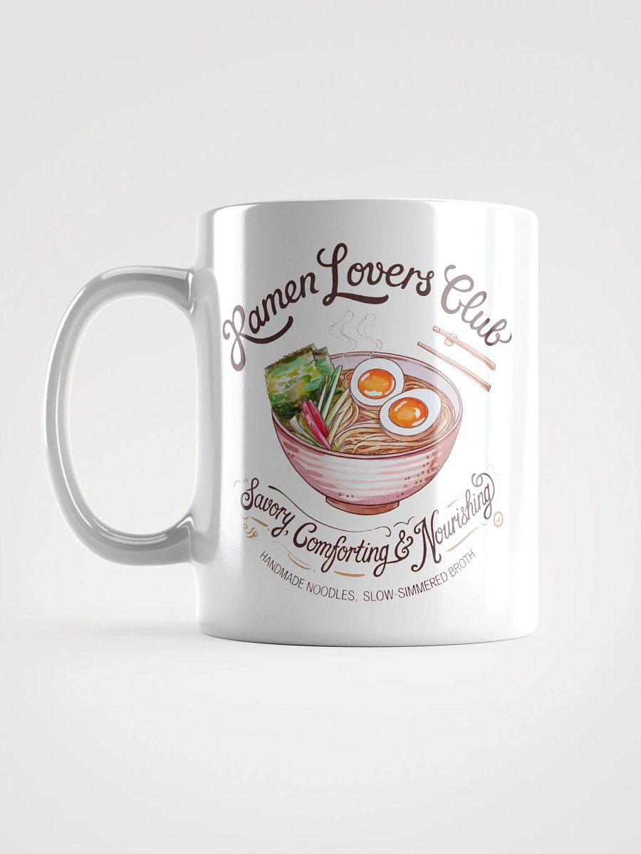Ramen Lovers Club White Glossy Mug product image (18)