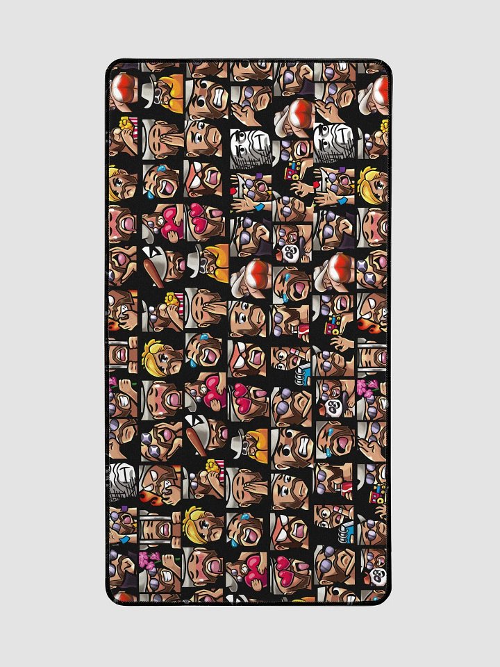 KJ Emotes Desk Mat - Black product image (2)