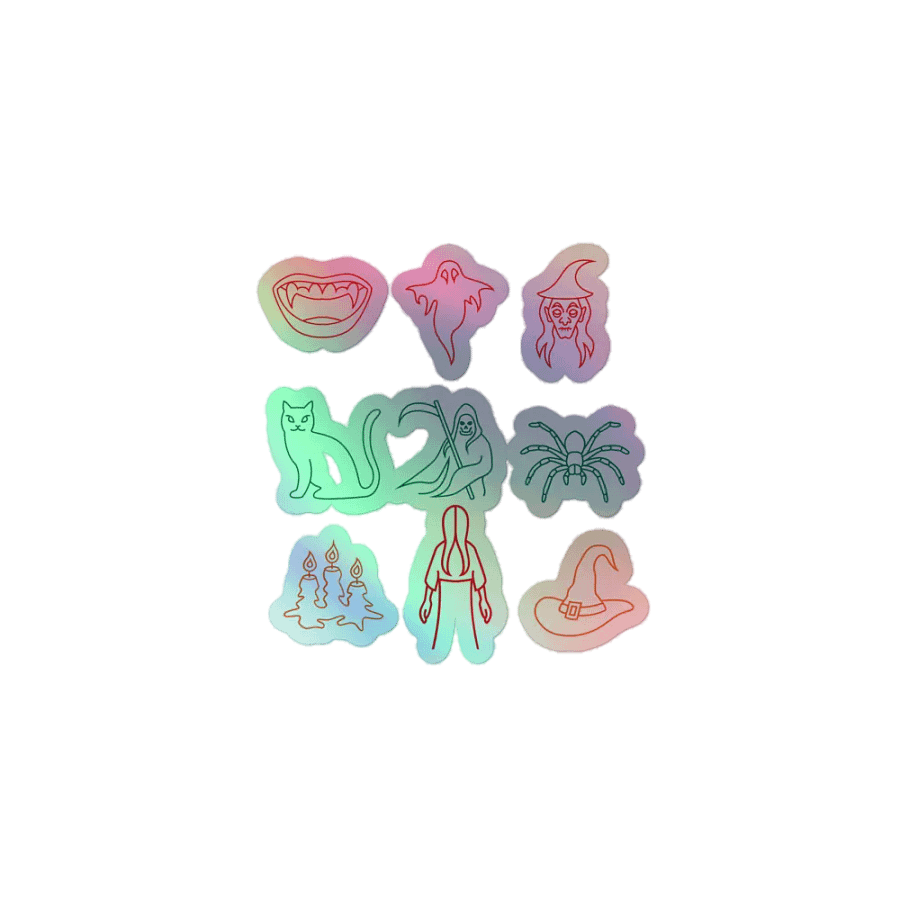 Halloween Holographic Sticker Spectacle product image (2)