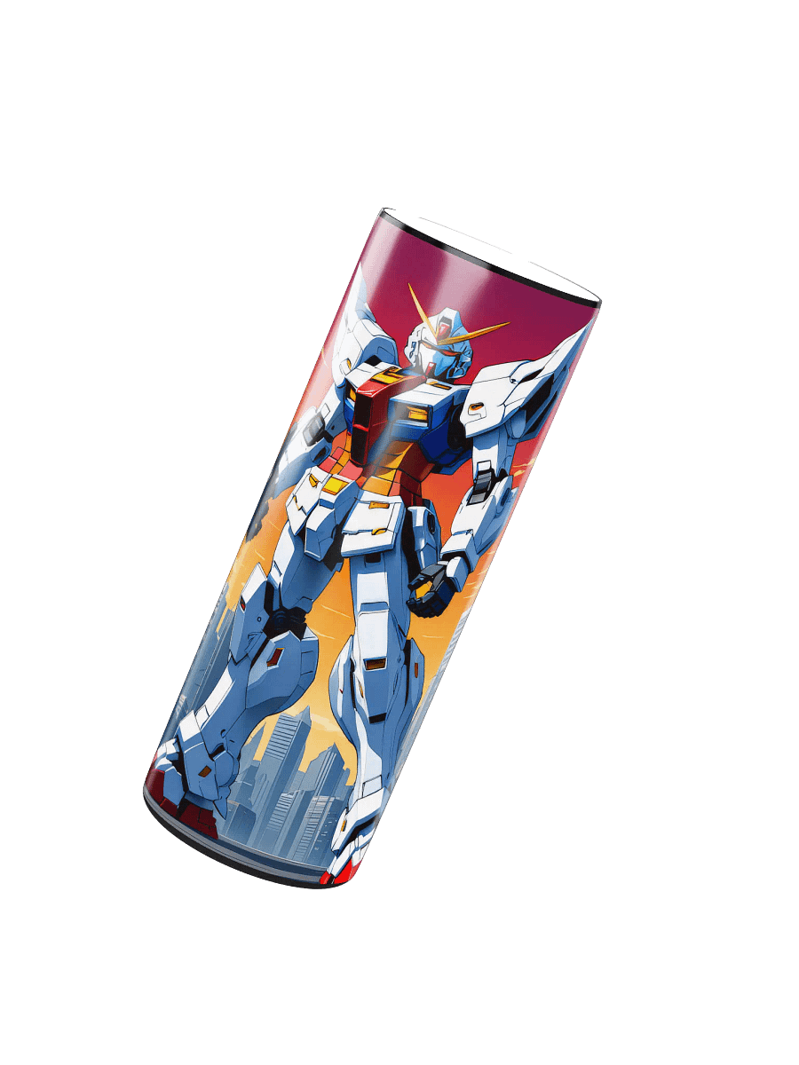 Anime Mecha Warrior 20 oz Skinny Stainless Steel Tumbler product image (3)