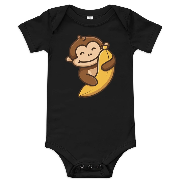Monte Monkey Baby Onesie product image (1)