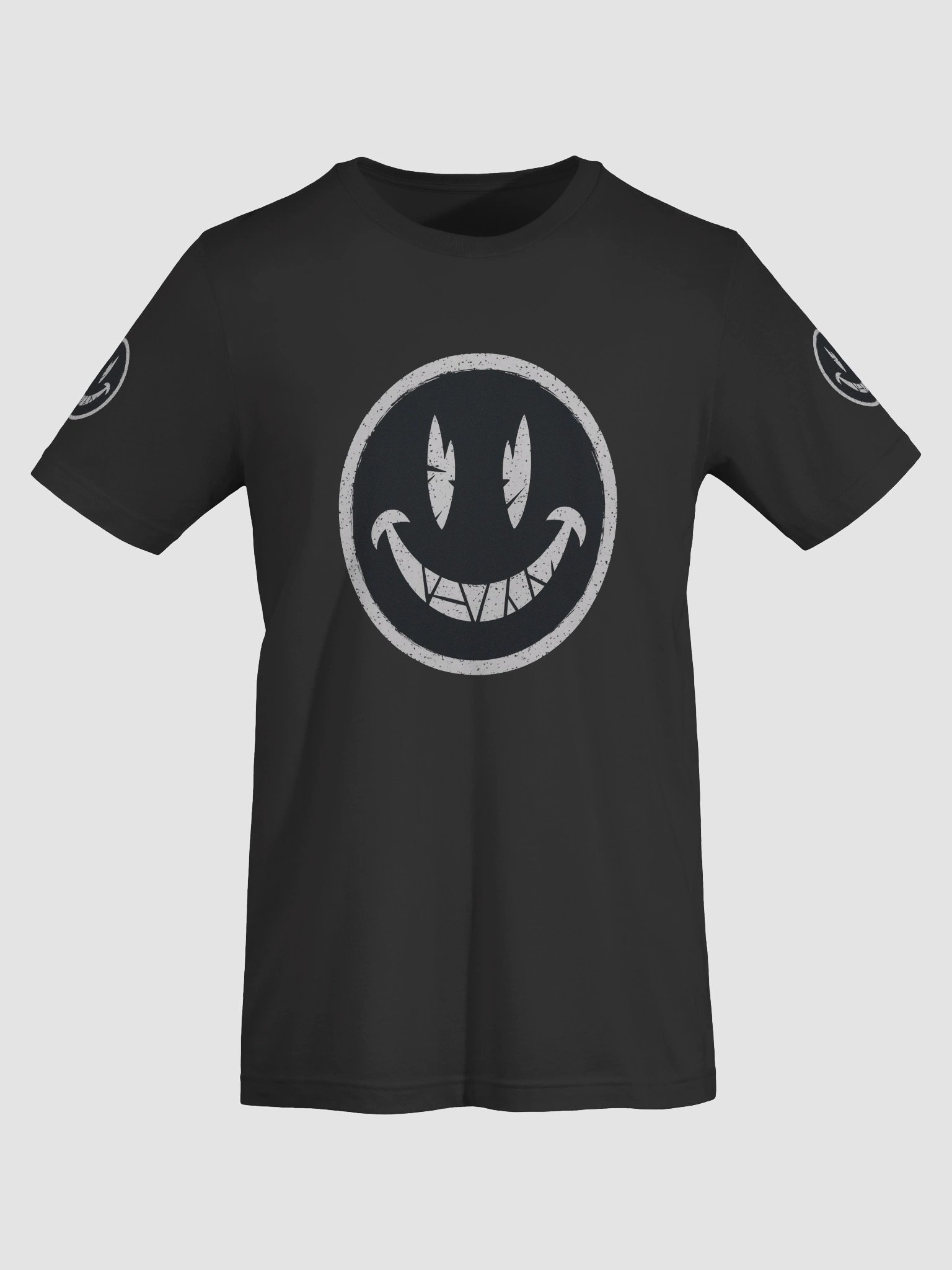 Fragmented Grin Smiley Face Tee product image (40)