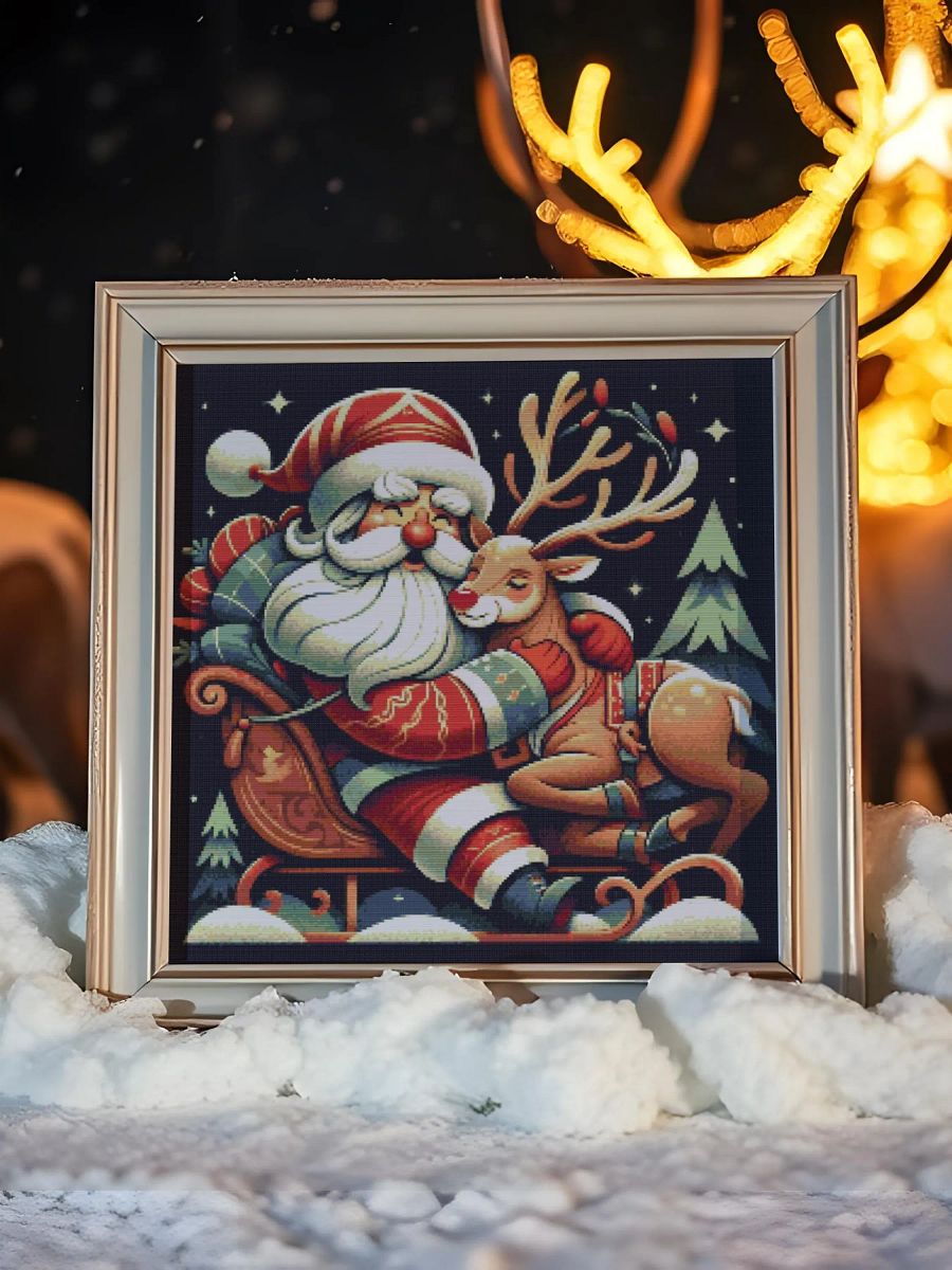 Santa Hugging Young Rudolph product image (4)