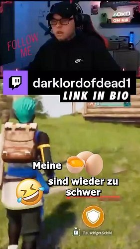 Meine Eier 😂| DarkLordOfDead1 auf #twitch 💜
Danke an @m1ch3ll3.pl für den Clip 🫶🏻
————————————————————————————
#twitchclips #...