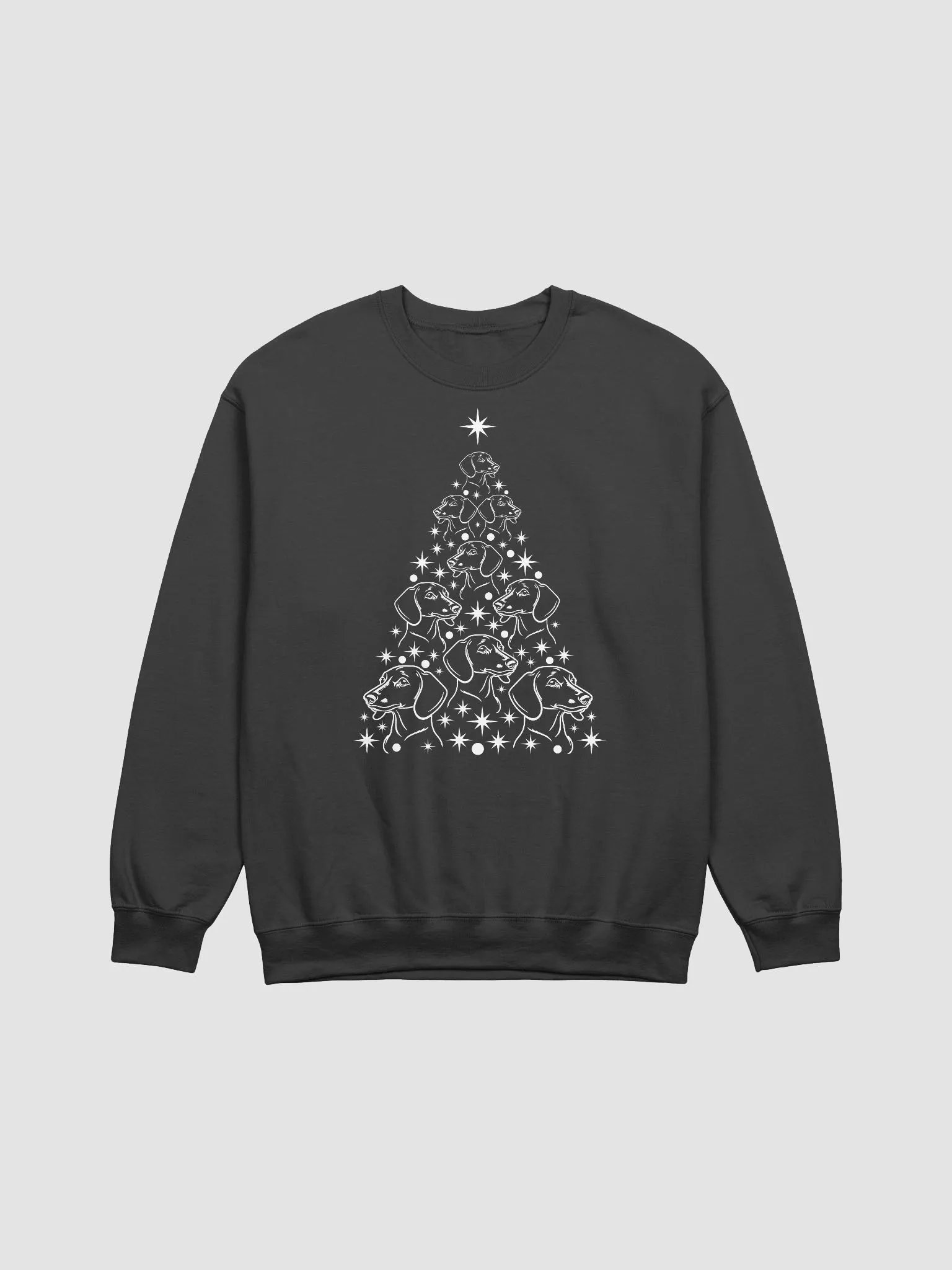 Dachshund Christmas Tree Sweatshirt Design for Doxie/Wiener Paw-rents product image (3)