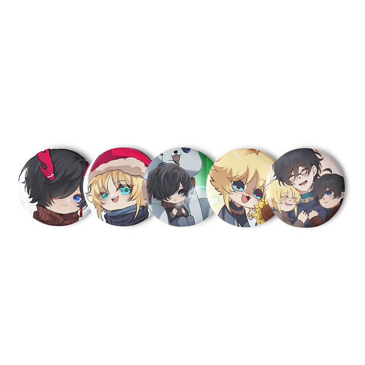 Rebirth Set of Pin Buttons product image (1)