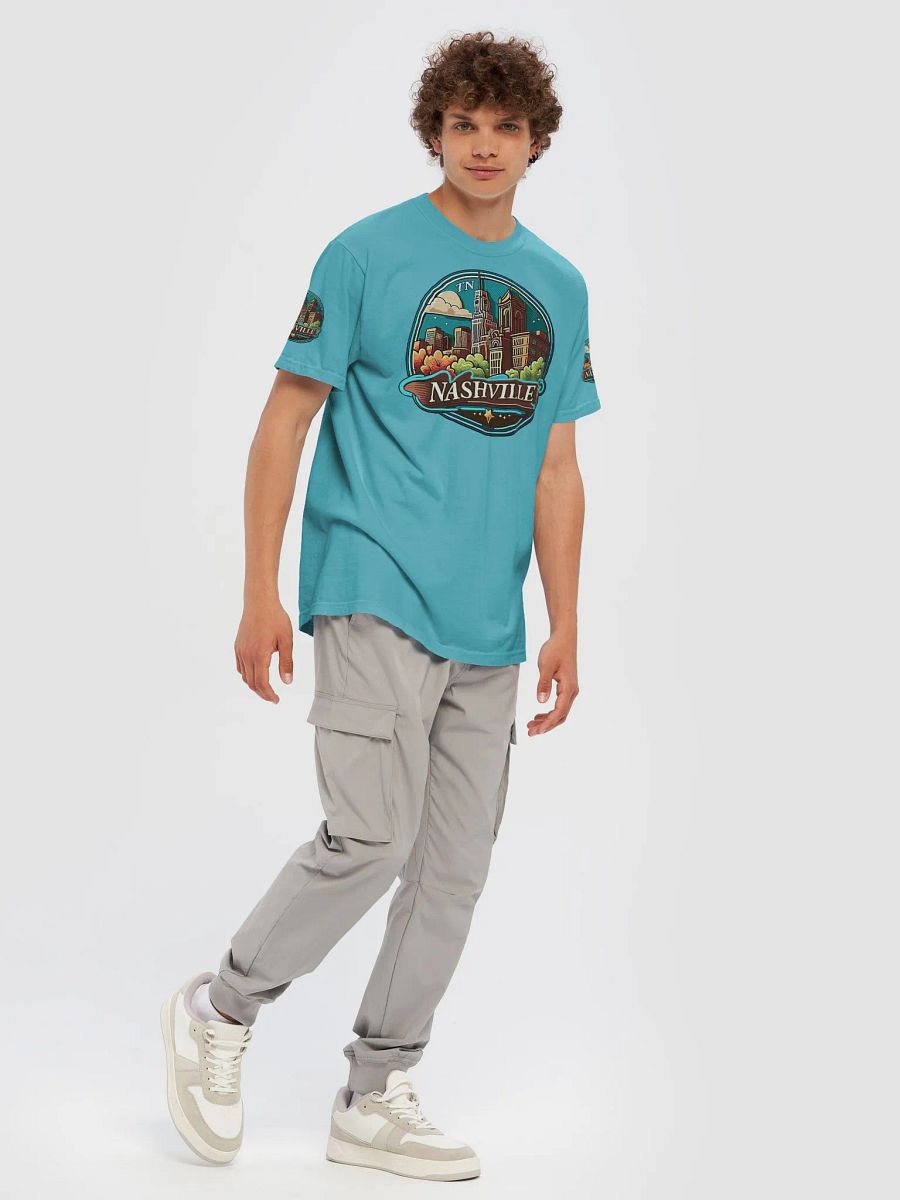 Nashville Sykline Retro Tennessee Tee product image (13)
