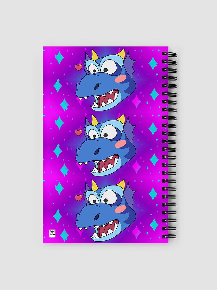 Love Blue Dragons Spiral Notebook product image (2)