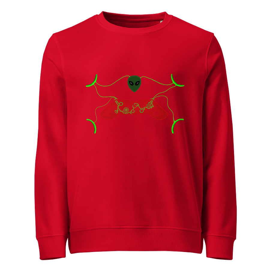 Galactic Gamer Organic Sweatshirt product image (1)
