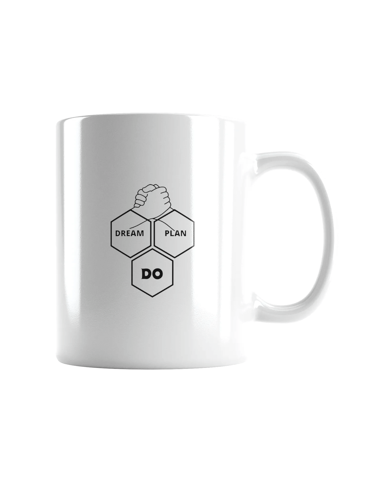 Dream Plan Do mug design on two sided product image (1)