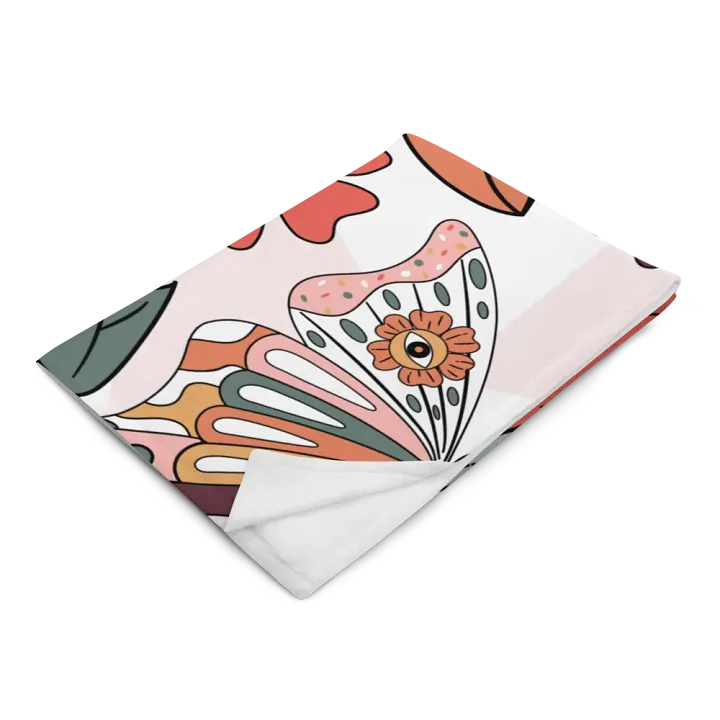 Fluttering Garden Throw Blanket product image (14)