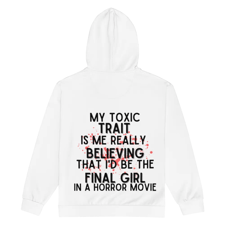 'Final Girl Energy' Recycled Zip Hoodie product image (2)
