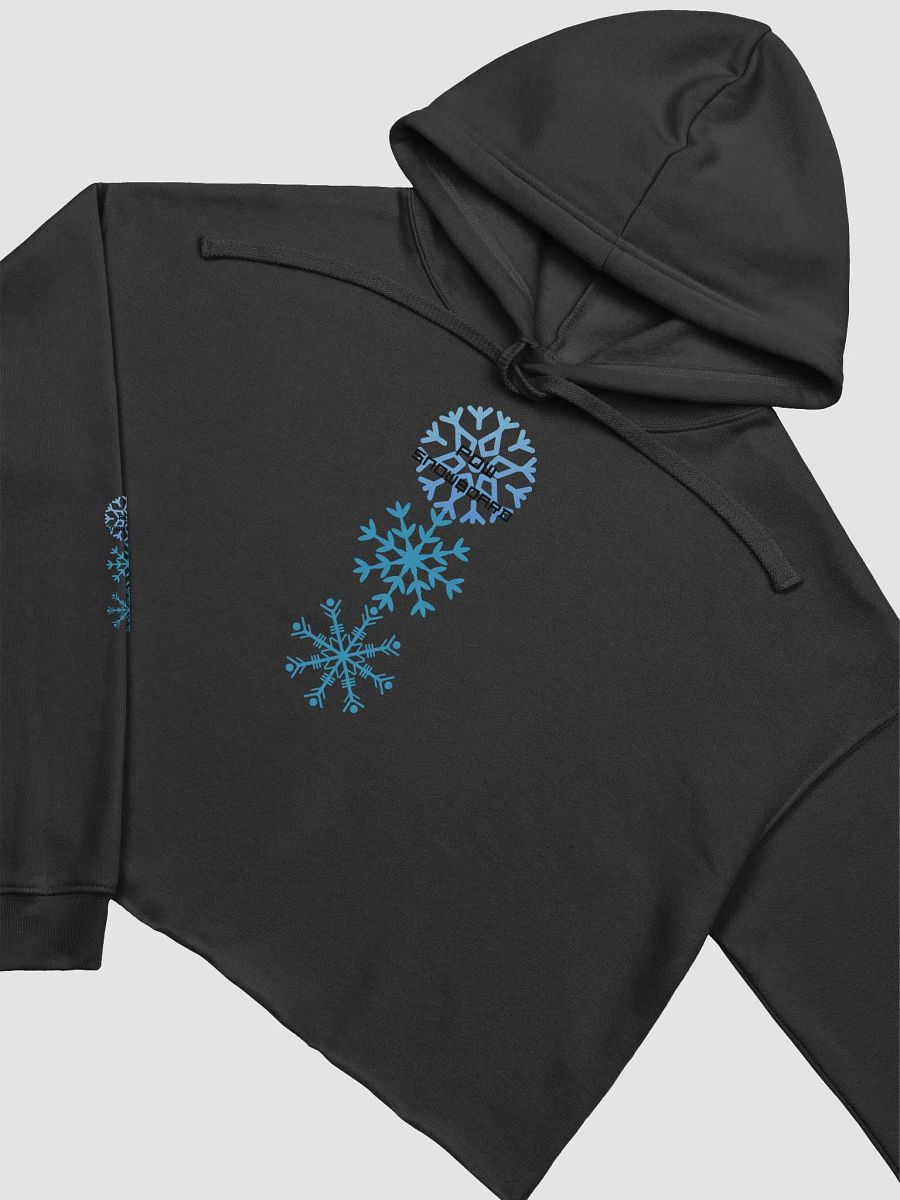 Pow Snowflakes Crop Hoodie product image (3)