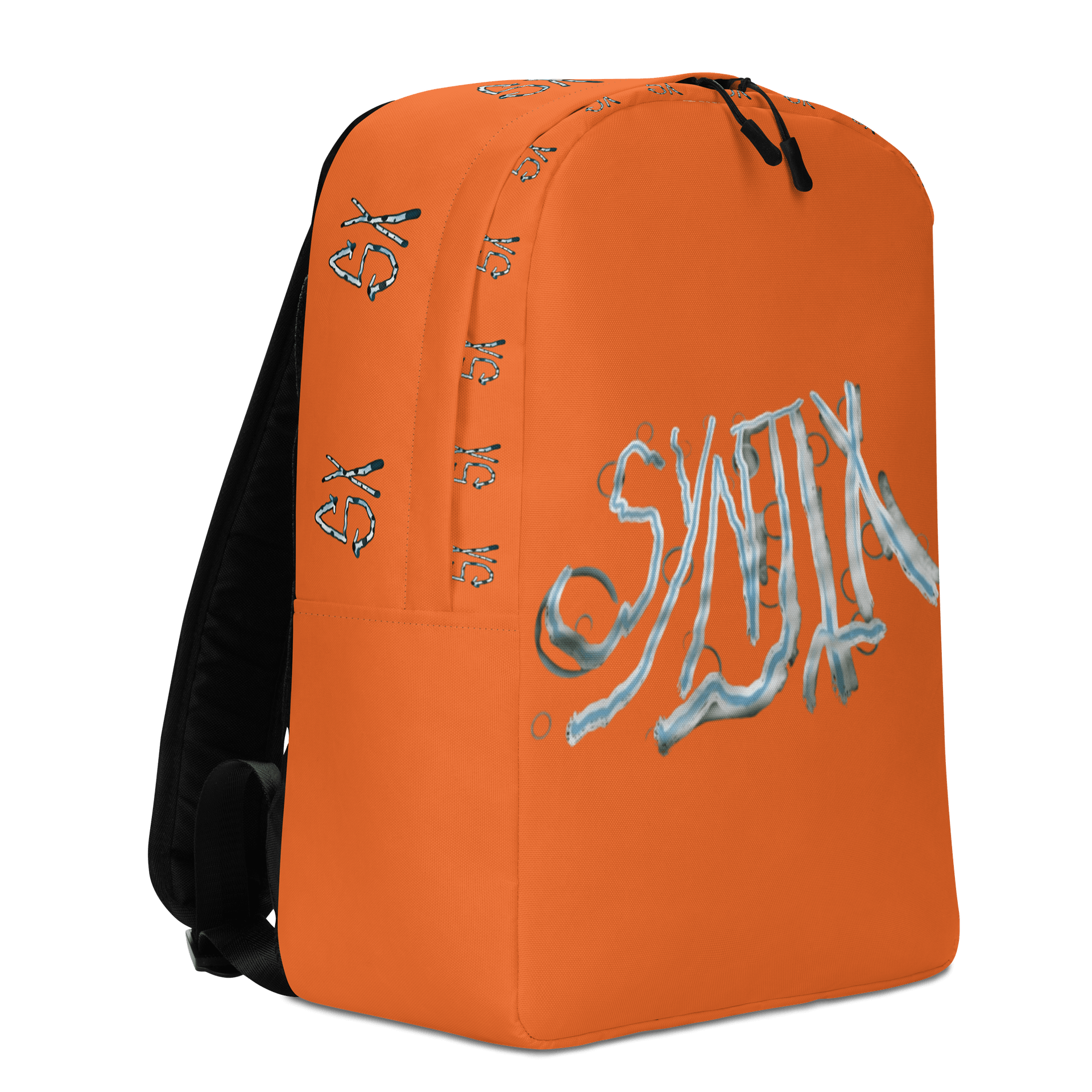 Halloween Ghost SynjiX Backpack (Orange) product image (3)