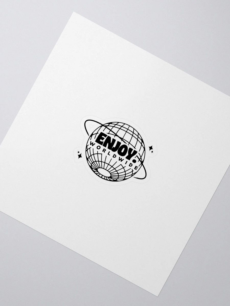 Enjoy Globe Sticker product image (2)