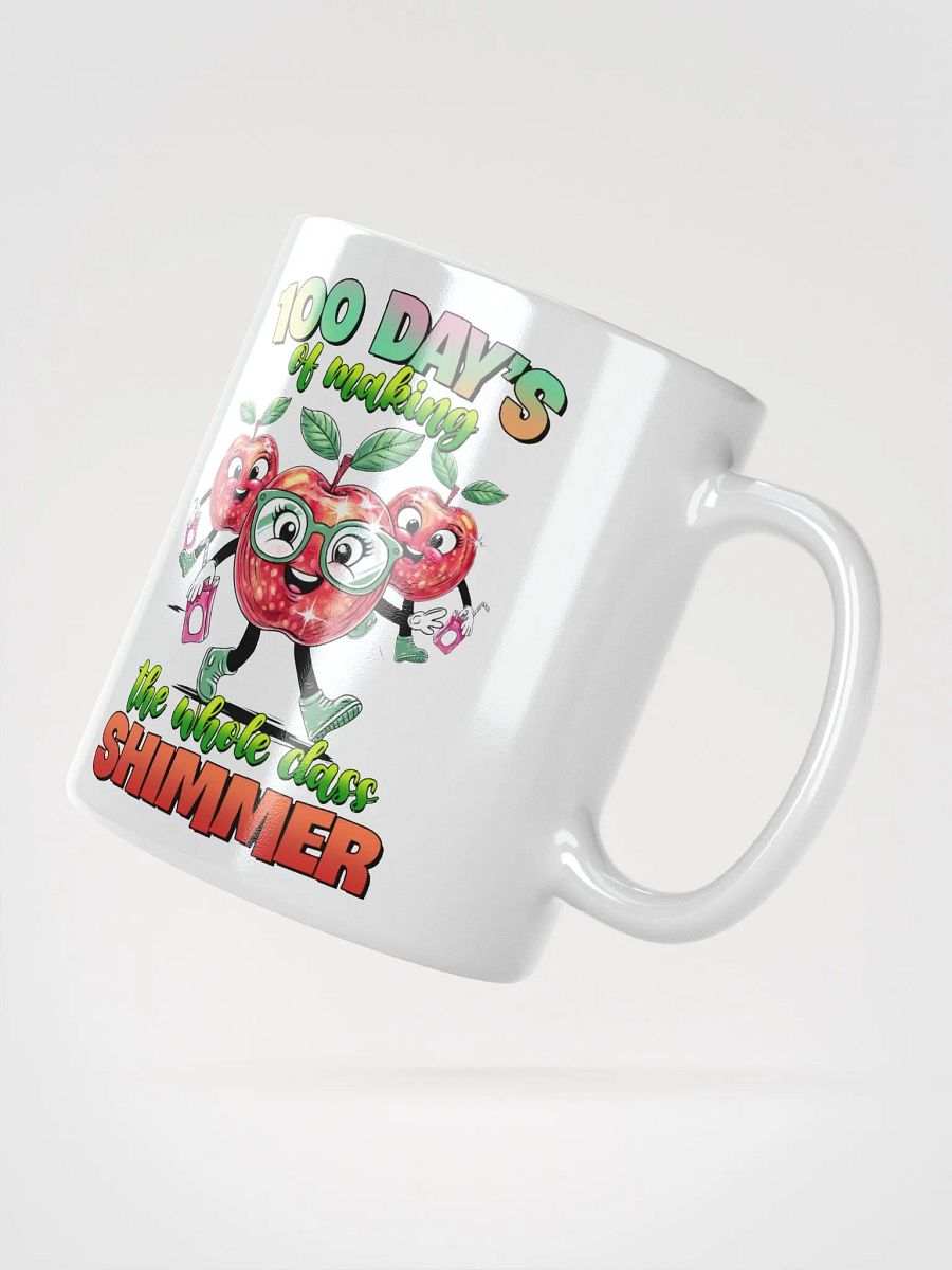 Shimmering Apple 100 Days Of School Mug product image (3)