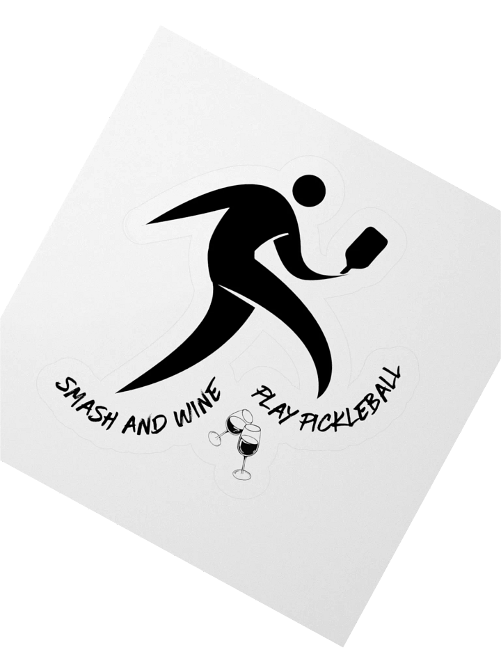 Smash and Wine Pickleball Kiss Cut Stickers product image (6)