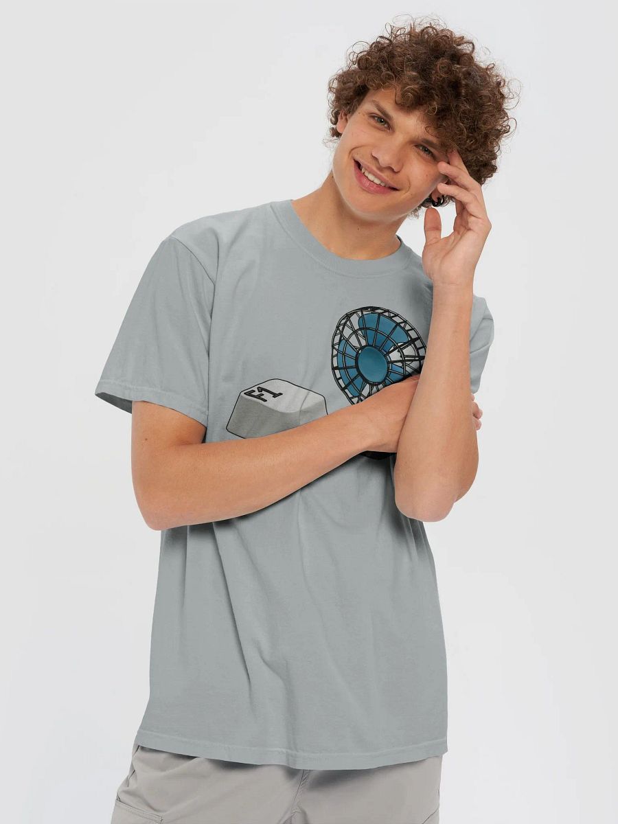 F1 key and table fan heavyweight t-shirt product image (5)