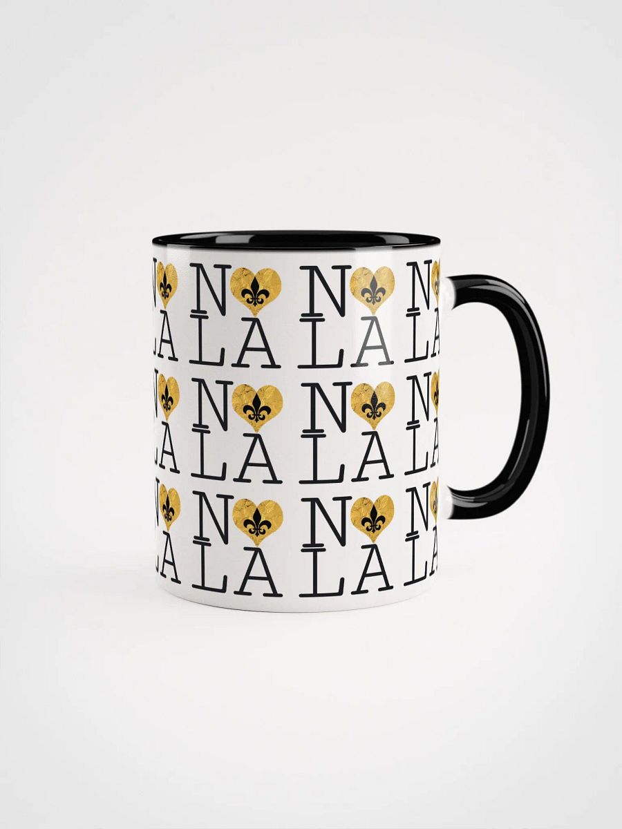 I LOVE NOLA **LEGACY COLOR MUG** (GOLD WRAP HEART FULL INFINITY) product image (2)