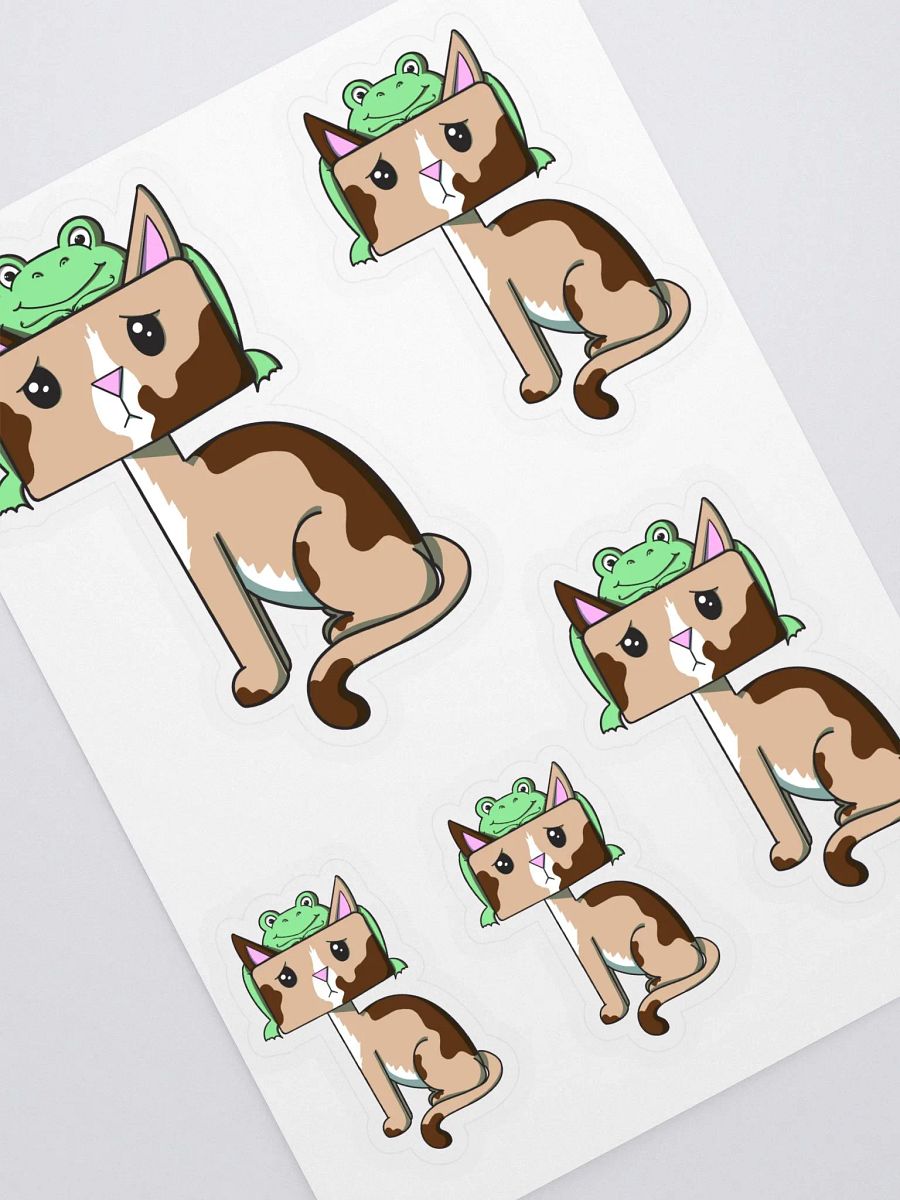 Cat 'n' Frog Stickers product image (1)