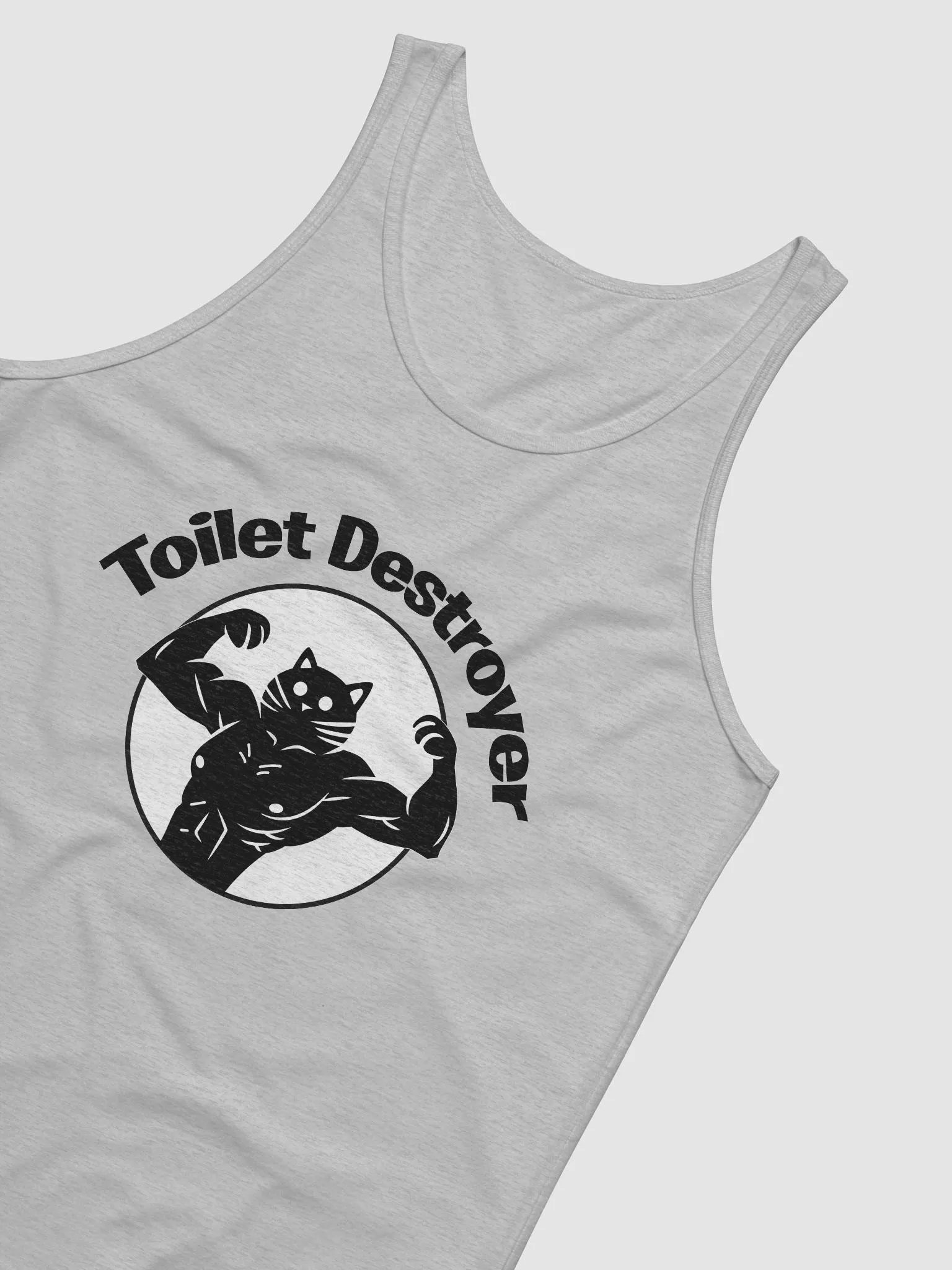 Toilet Destroyer Black Logo Tank Top product image (2)