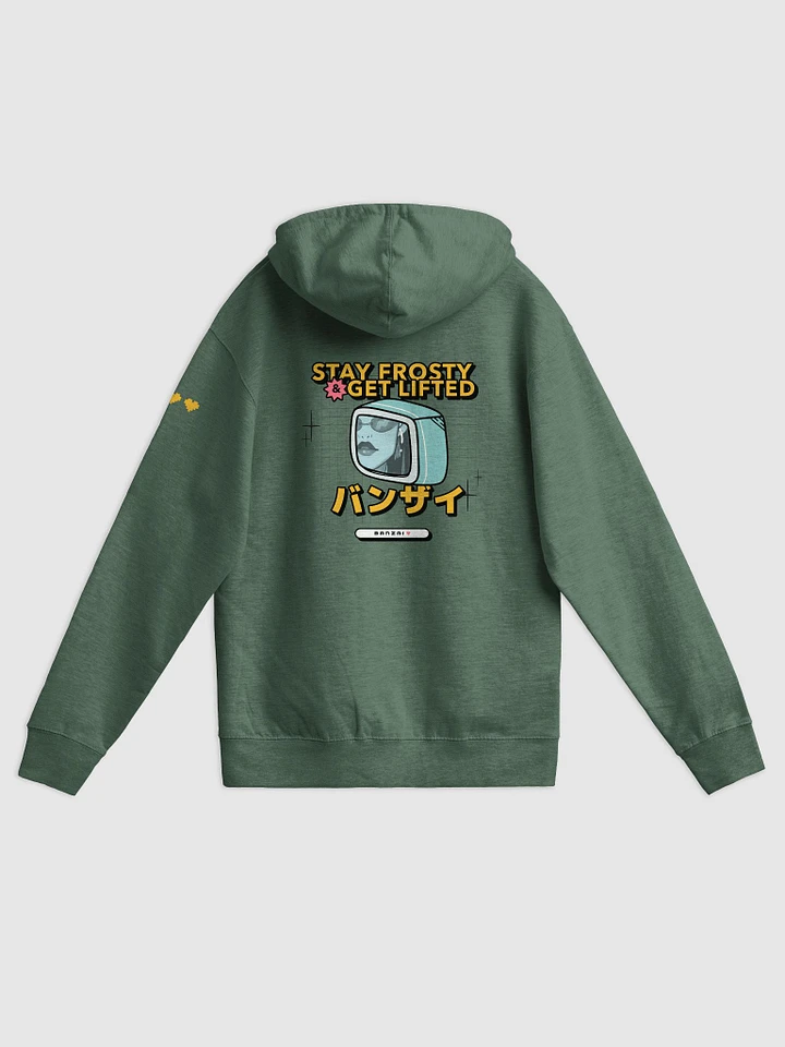 Stay Frosty & Get Lifted: バンザイテレビ Zip Hoodie product image (1)