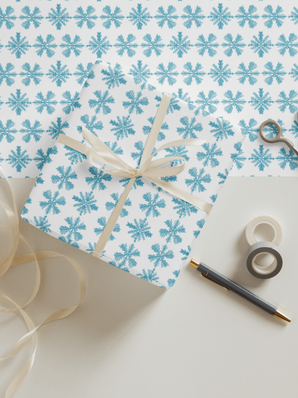 Simple Snowflakes Wrapping Paper product image (5)
