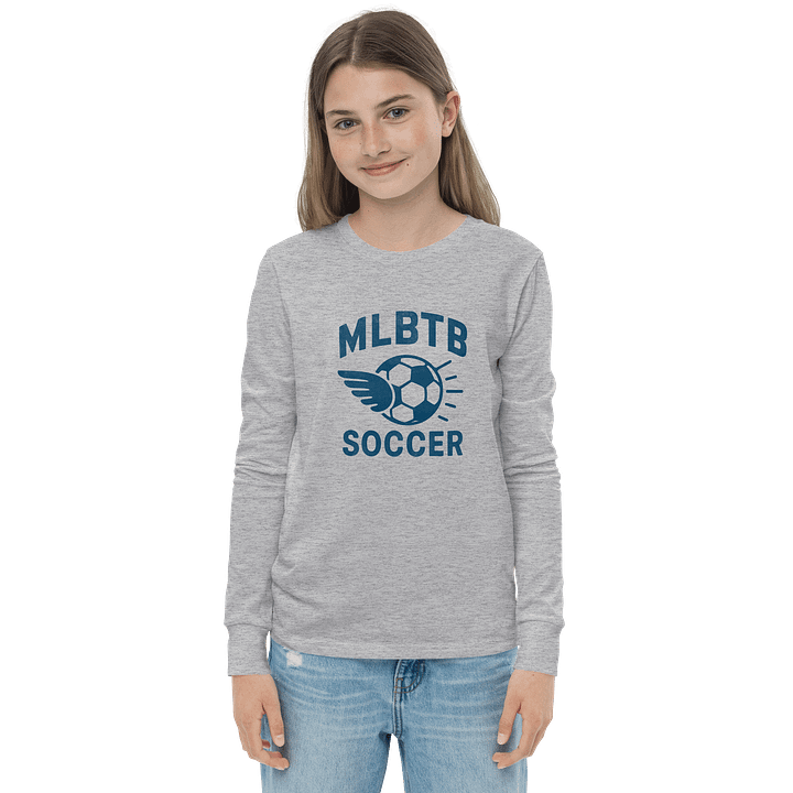 Kids Winged Ball Longsleeve: Blue product image (1)