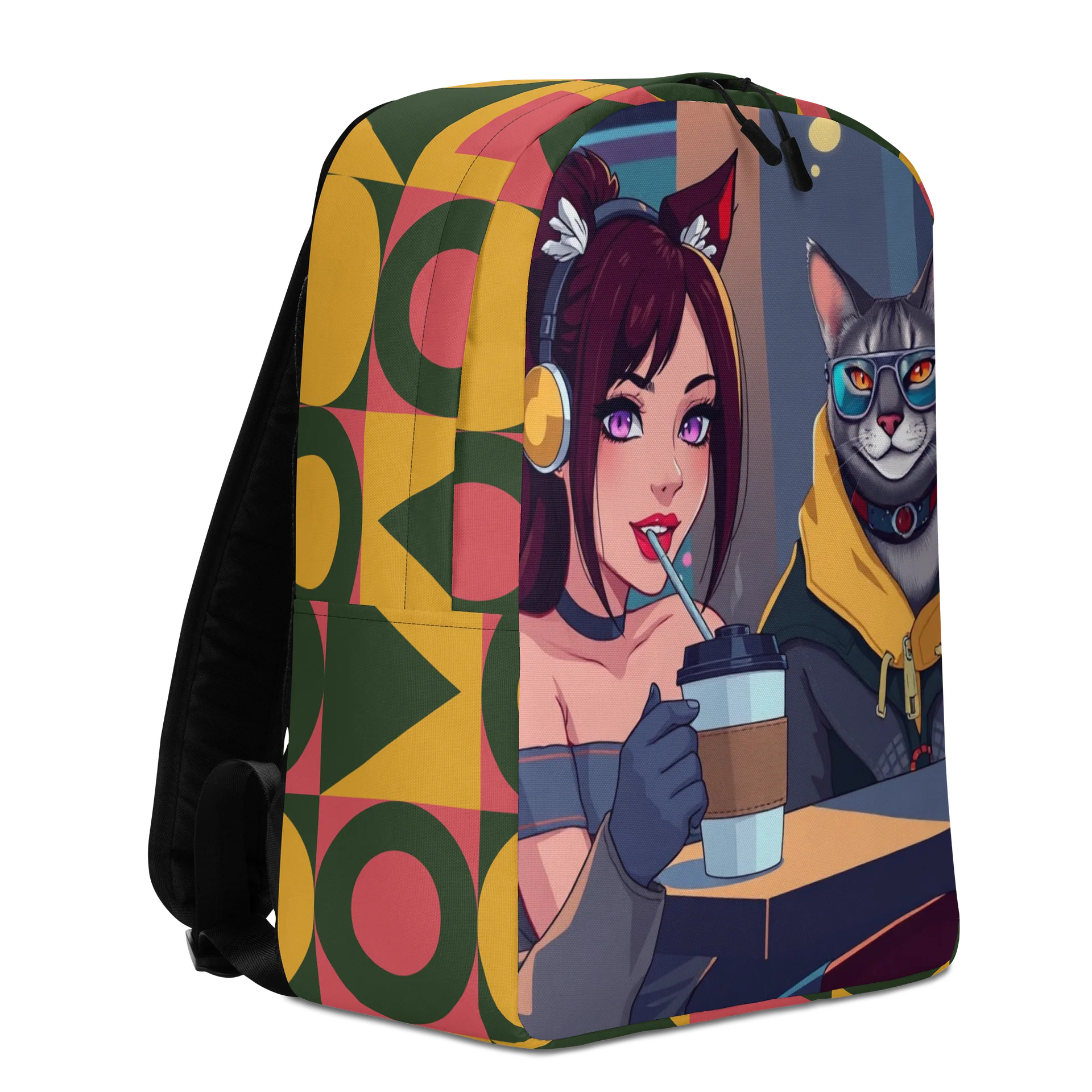 Minimalist Backpack - Purrfectly Sophisticated product image (7)