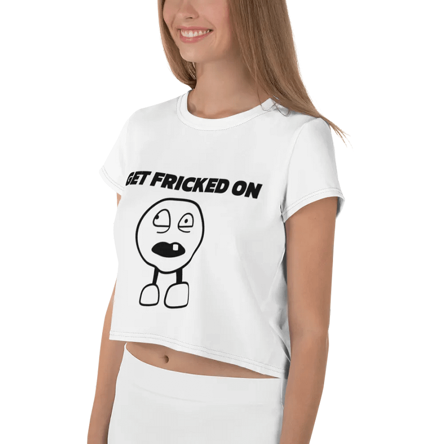 "GET FRICKED ON" Crop Top product image (3)
