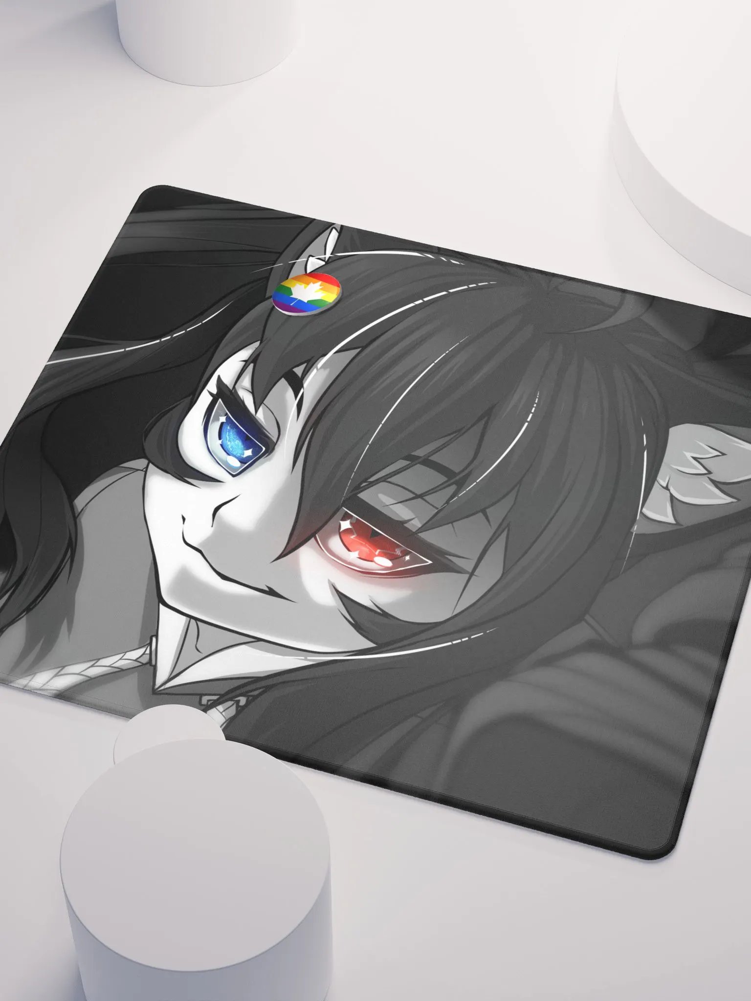 Black and White Art Mouse Pad product image (3)