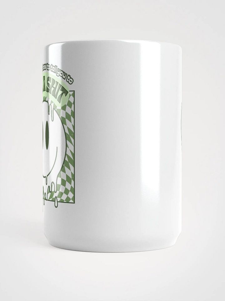 GIVE A SH*T white glossy mug product image (2)