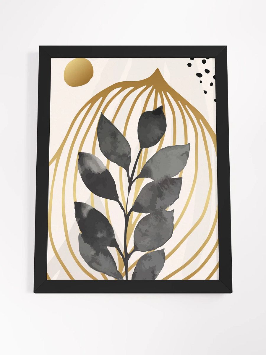 Golden Leaves Framed Matte Poster product image (31)