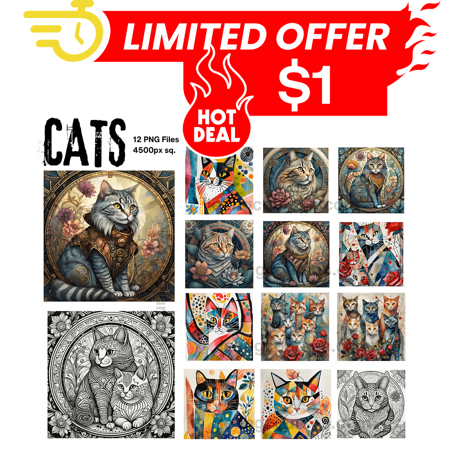 Glorious Cats - Art Bundle product image (1)