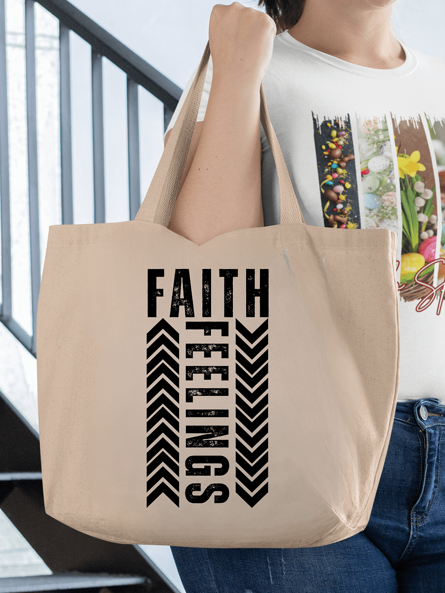 Faith Feeling Organic Tote Bag product image (1)