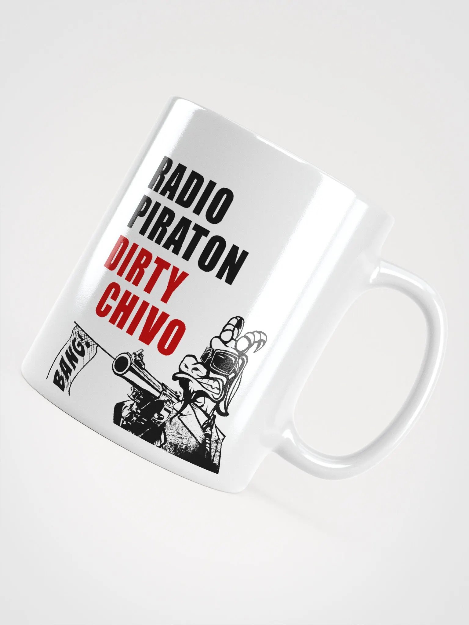 DIRTY CHIVO MUG (Black Print) product image (1)