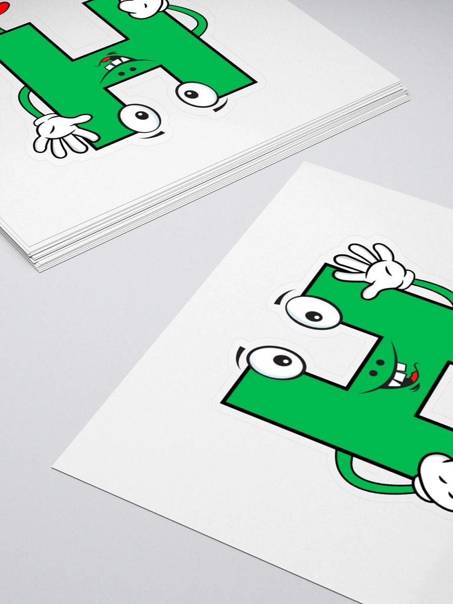 H Cartoon Character Sticker product image (10)
