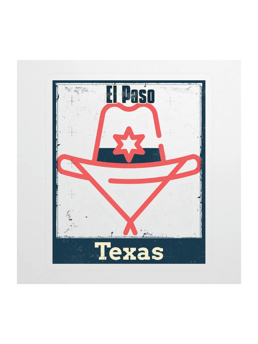 Texan Cowboy Hat Sticker product image (1)