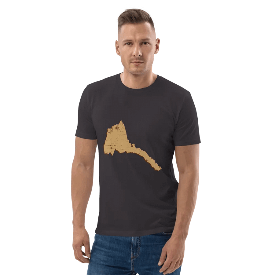 Vintage Eritrea Map Organic Tee product image (138)
