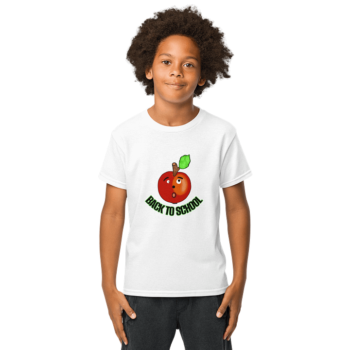 Surprised Apple Back to School Youth Tee product image (33)